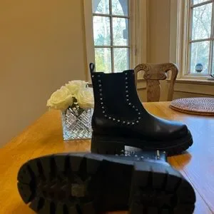 Ash | Shoes | Ash Leather Studded Lenny Boots Size | Poshmark